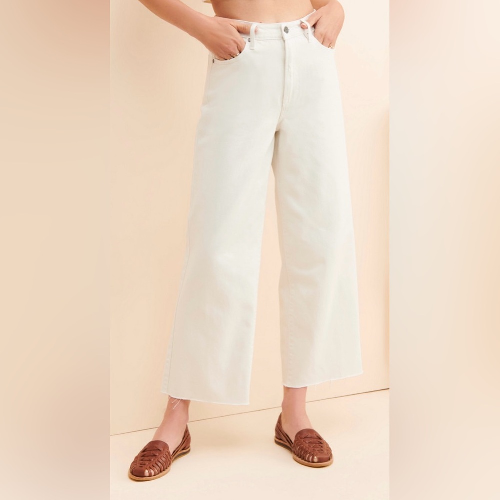 The Nori Jeans - Women's White Wide-Leg Jeans